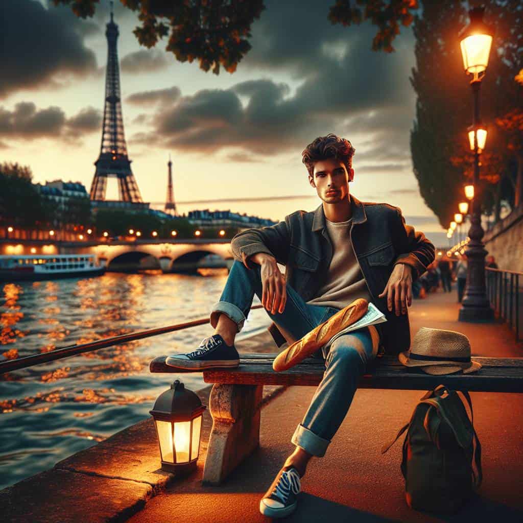 Paris travel budgeting tips by Seine River.