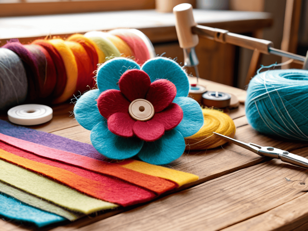 Felt flower making tips