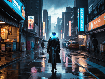 Cyberpunk Genre Reality Cityscape