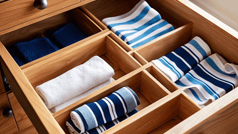DIY Drawer Dividers Made from Wood