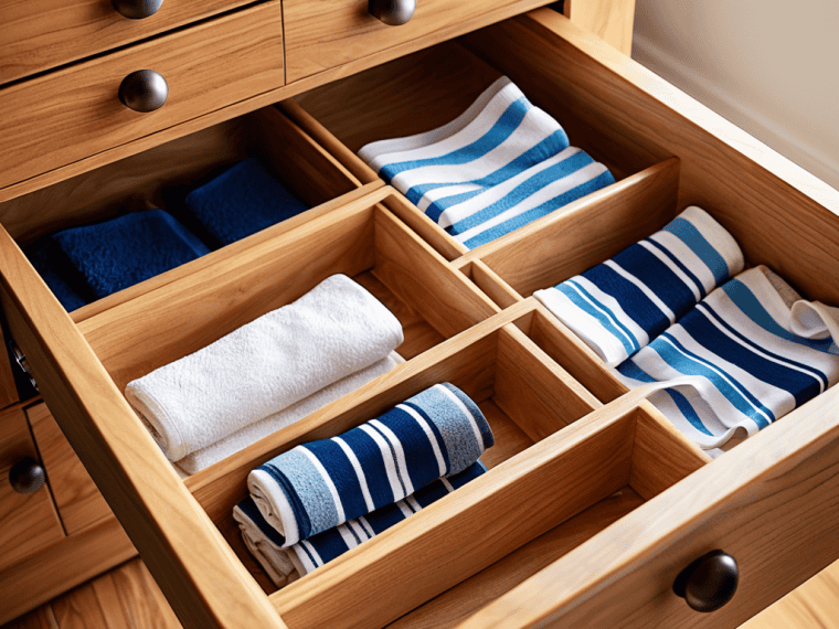 DIY Drawer Dividers Made from Wood