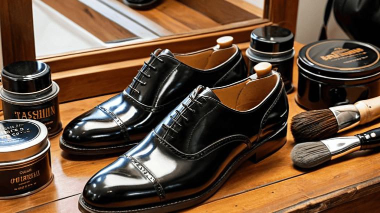 Polishing Shoes Leather