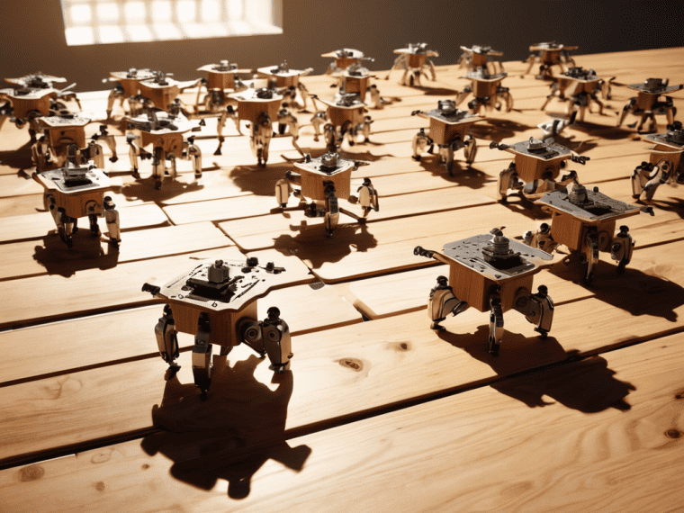 Swarm Robotics Systems in action