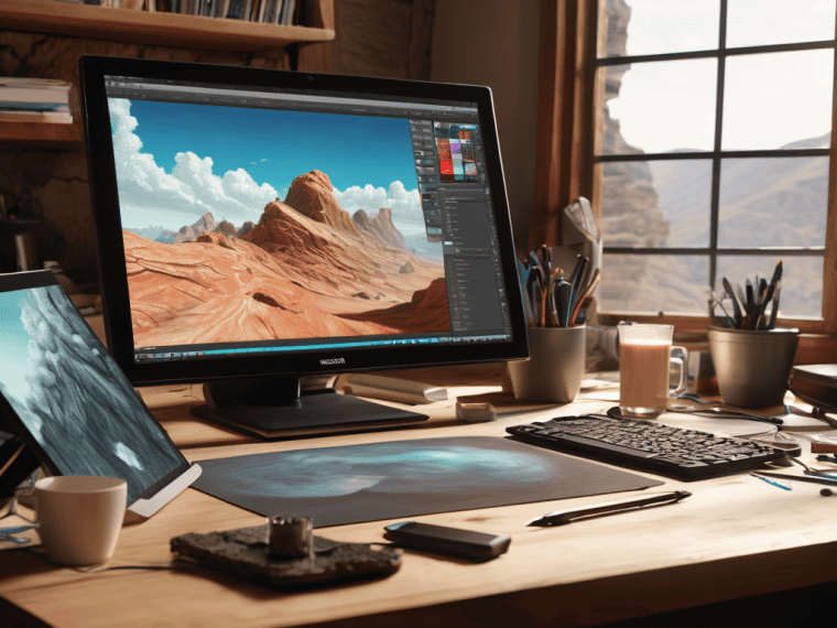 Digital art with Texture Overlays