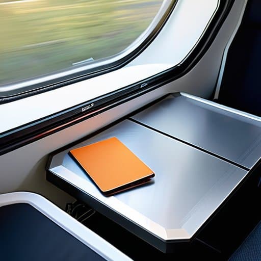 Foldable Solar Sheet powers laptop on train