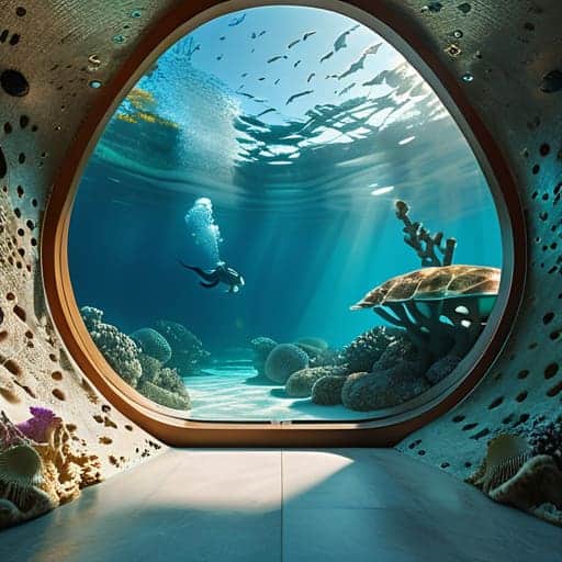 The Horizon Beneath the Waves underwater hotel.