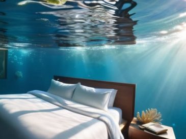 Marine-bio underwater hotel impact review photograph.