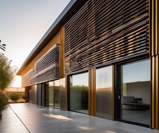 Automated Louver Sun Shading logic shadows.