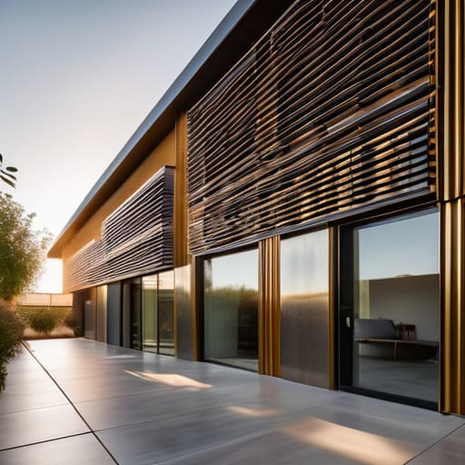 Automated Louver Sun Shading logic shadows.