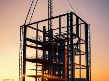 Modular Steel-Frame Structural Assembly construction.